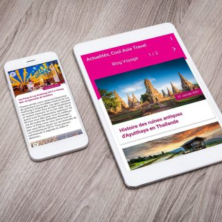 Création App Mobile Cool Asia Travel – Blog Voyage Thailande